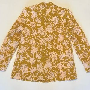 New Anthropologie See U Soon Berenice Blazer Mustard Color New with Tags